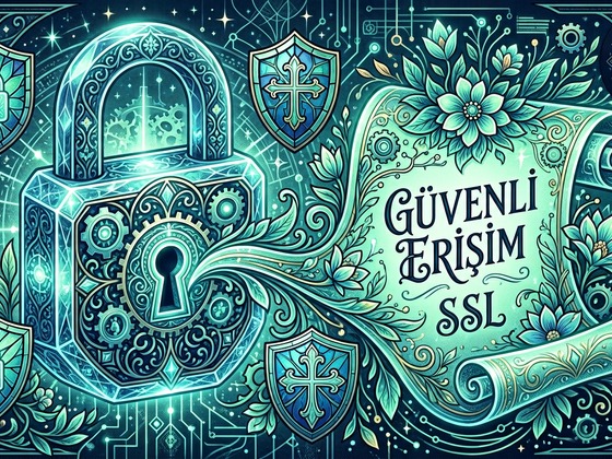SSL sertifikası ve güvenli erişim açıklama görseli